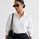 Camisa Feminina Oversized Com Botões E Caimento Amplo